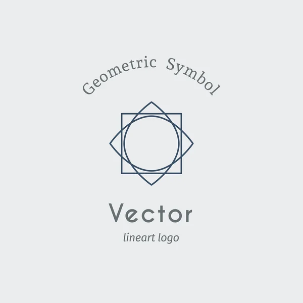 Vector geometrische symbool — Stockvector