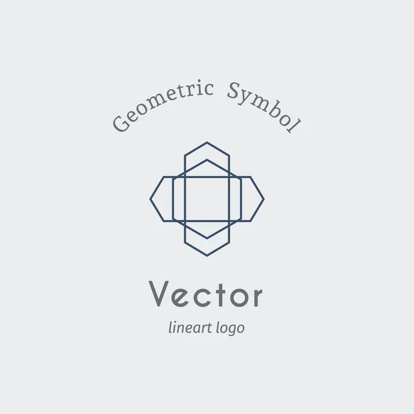 Векторный геометрический символ — стоковый вектор