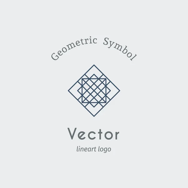 Vector geometriska symbol — Stock vektor