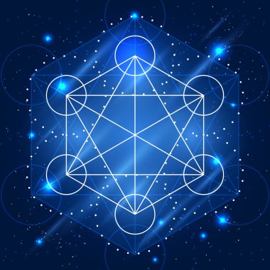 Vektör sihirli geometri işareti