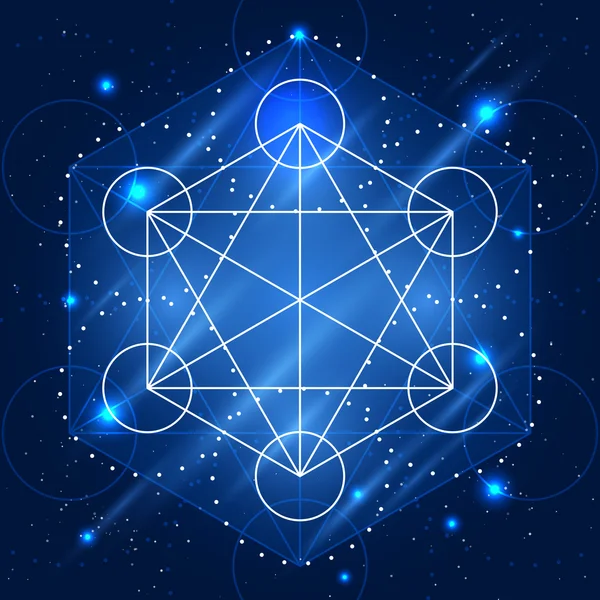 Vektör sihirli geometri işareti