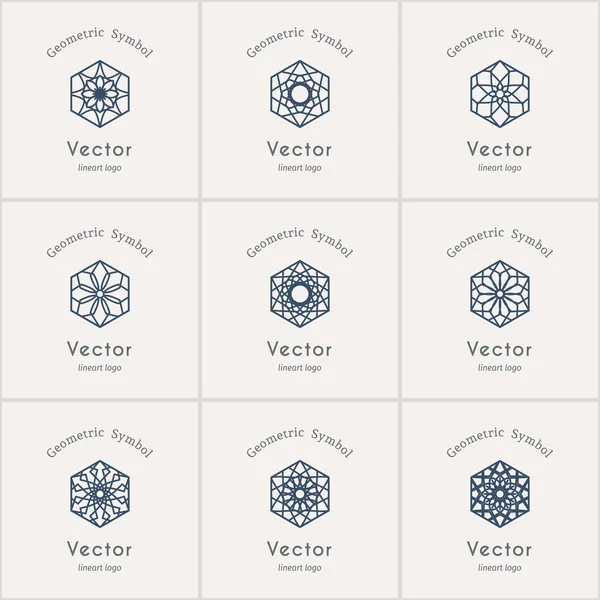 Vektör geometrik simgeler