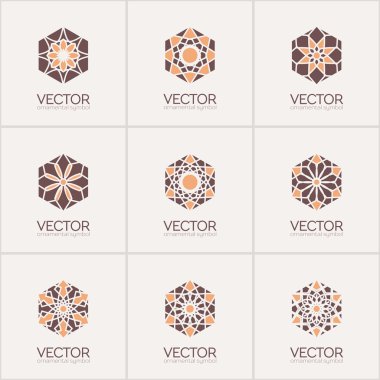 Vektör geometrik simgeler