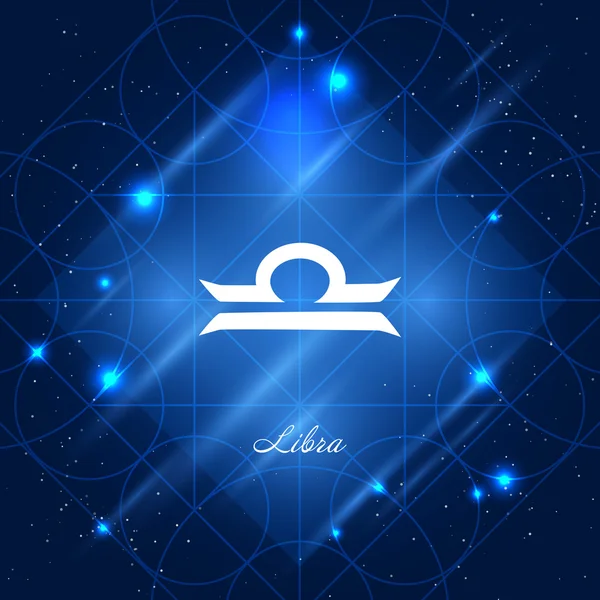 Libra stjärntecken — Stock vektor