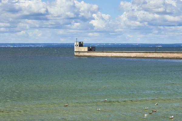 Coastline View Hel Town Gulf Gdansk — Stock Photo, Image