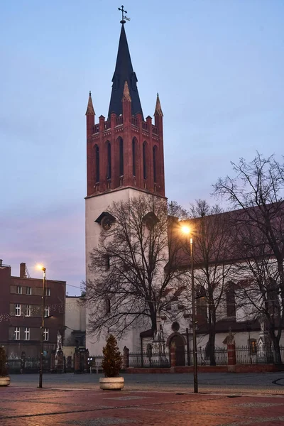 Bytom Silesiens Län Polen December 2019 Visa Kyrkan Antagande Bytom Stockfoto