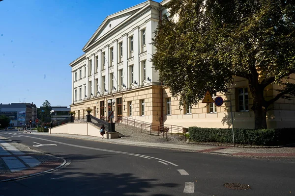 Raciborz Silesia Voivodship Πολωνία Σεπτεμβρίου 2020 Προβολή Στο Δικαστικό Μέγαρο — Φωτογραφία Αρχείου