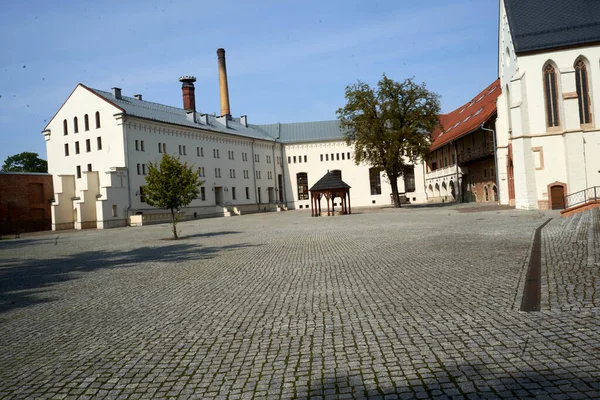 Raciborz Länet Schlesien Polen September 2020 Visa Slottet Staden Raciborz Stockbild