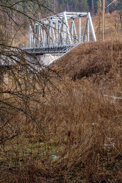 Iron Bridge Wislatown Poland — Stock Photo, Image