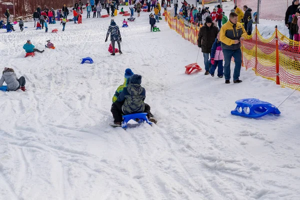 Wisla Silesia Woiwodschap Polen Januari 2020 Bekijk Soszow Ski Arena — Stockfoto