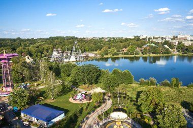 Chorzow. Polonya 25 Ağustos 2020 Legendia-Amusment Parkı