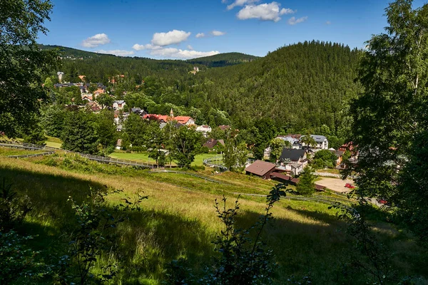 Karpacz Niederschlesien Polen Juli 2021 Blick Auf Die Stadt Karpacz — Stockfoto