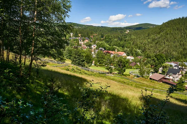 Karpacz Bassa Slesia Polonia Luglio 2021 Veduta Sulla Città Karpacz — Foto Stock