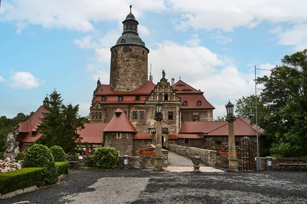 Larren Baixa Silésia Polônia Julho 2021 Vista Castelo Czoch Lesna — Fotografia de Stock