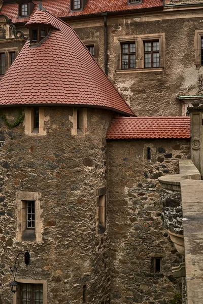 Sehr Alter Wehrturm Gebäude Mittelalterlichen Stil — Stockfoto