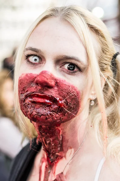 Světový den Zombi - Londýn 2014 — Stock fotografie