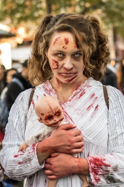 Světový den Zombi - Londýn 2014 — Stock fotografie