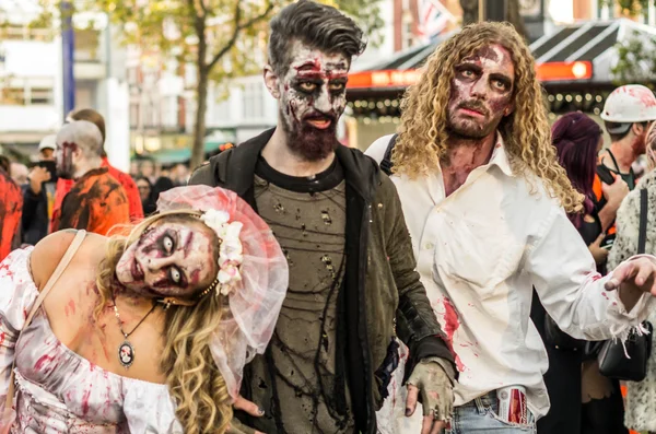Světový den Zombi - Londýn 2014 — Stock fotografie
