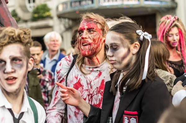 Welt-Zombi-Tag - London 2014 — Stockfoto