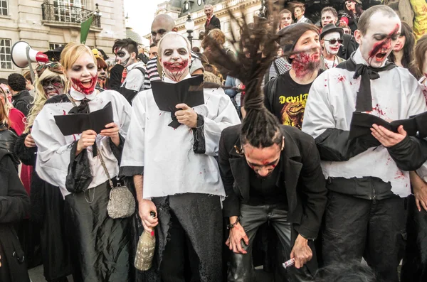 Dünya Zombi günü - Londra 2014 — Stok fotoğraf