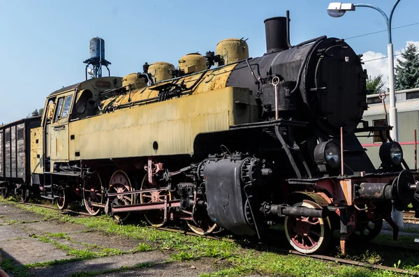 老蒸汽机车 — 图库照片