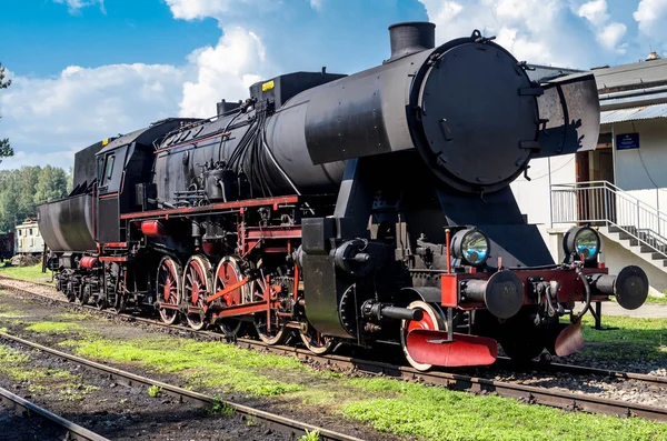 Oude stoomlocomotief — Stockfoto