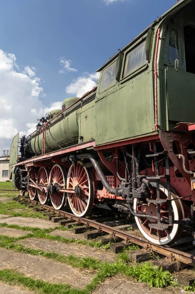 Stará parní lokomotiva — Stock fotografie