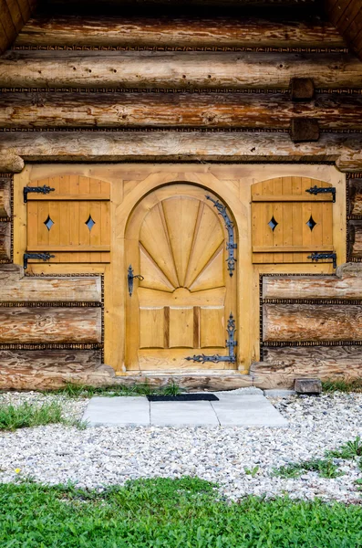 Porta in legno — Foto Stock