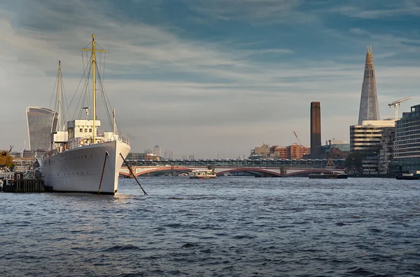 Themsen, london — Stockfoto