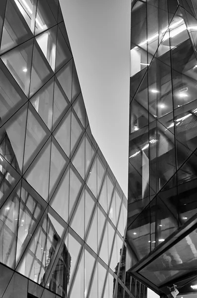 The glass facade — Stock Photo, Image