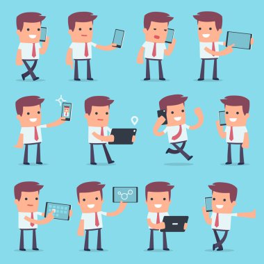 Düz basit karakter Yöneticisi kullanmak üzere tasarım