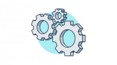 Cogwheels 360 derece döndürme