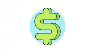 Dolar simgesi 360 derece döndürme