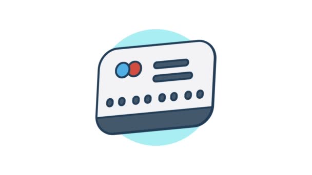 Creditcard icon rotation 360 degrees