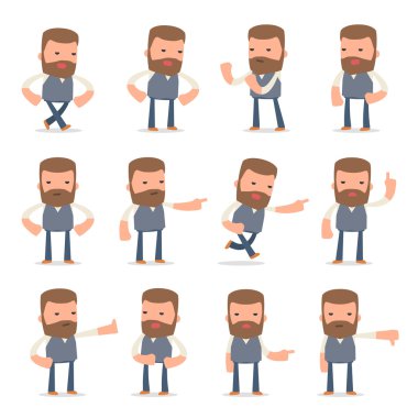 Kızgın ve Gazaplı Karakter Copywriter kötüye set ve suçlamak