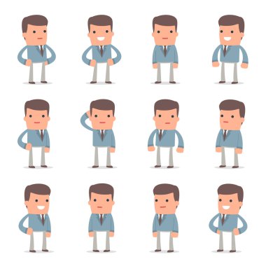 Mutlu ve Neşeli Karakter Lisansüstü Öğrenci Seti ayakta