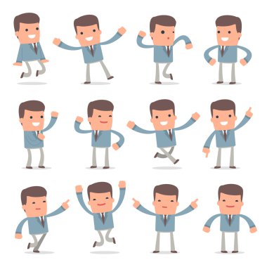 Celebra'da Gülen ve Neşeli Karakter Yüksek Lisans Öğrencisi Seti