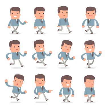 Komik ve Neşeli Karakter Lisansüstü Öğrenci Seti gider ve ru