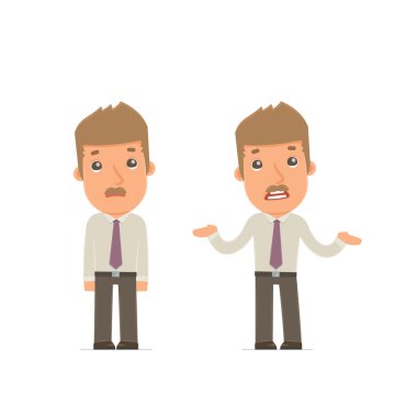 Confused  Character Broker in ignorance and does not know what
