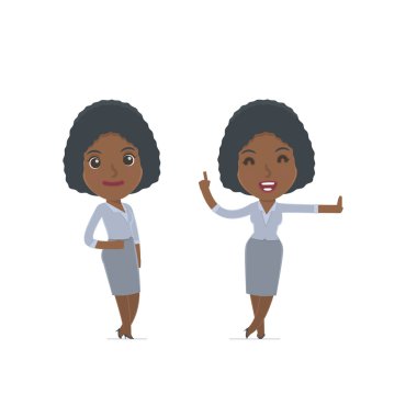 Smart and Funny Character Social Worker leaned against the wall 