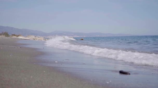 Vagues d'eau de mer turquoise — Video