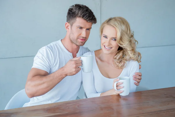 Attractive loving man and woman — Stock Photo, Image