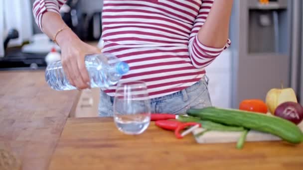 건강에 좋은 식사 와영 양의 개념 — 비디오