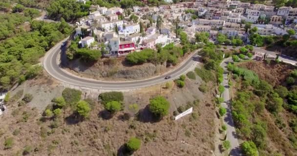 İspanyol Andalucia Hill'de evler — Stok video