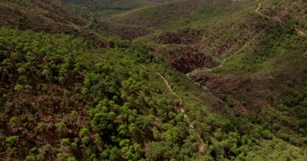 西班牙丘陵和山脉 — 图库视频影像