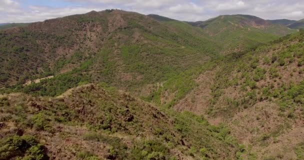 İspanyolca tepeler ve dağlar — Stok video