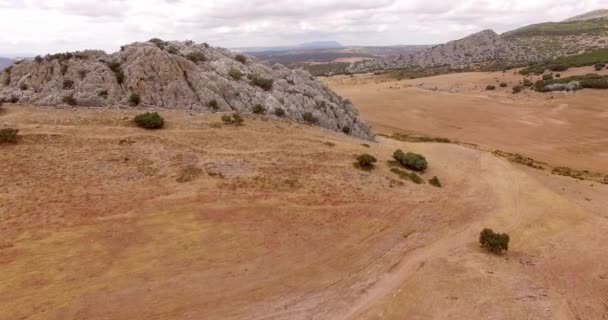 Montanhas espanholas na Andaluzia — Vídeo de Stock