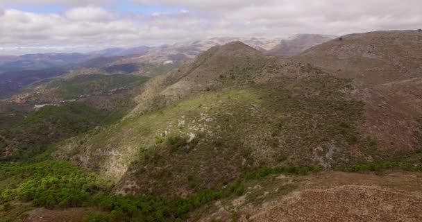 Montañas españolas en Andalucía — Vídeo de stock