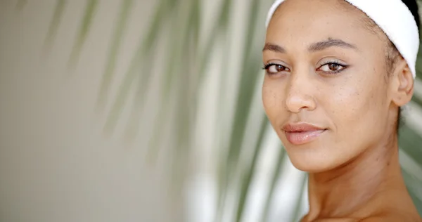 Woman with perfect health skin of face — Stock Photo, Image