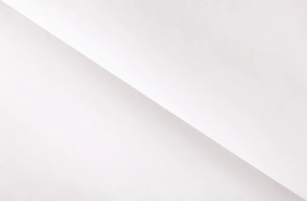 White sheet of folded  paper — Stock Photo, Image